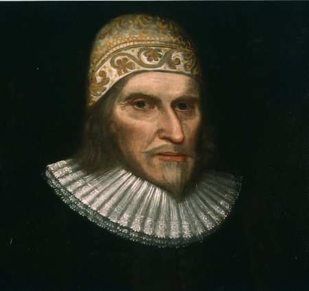 A portrait of Humphrey Chetham, now in the library reading room.