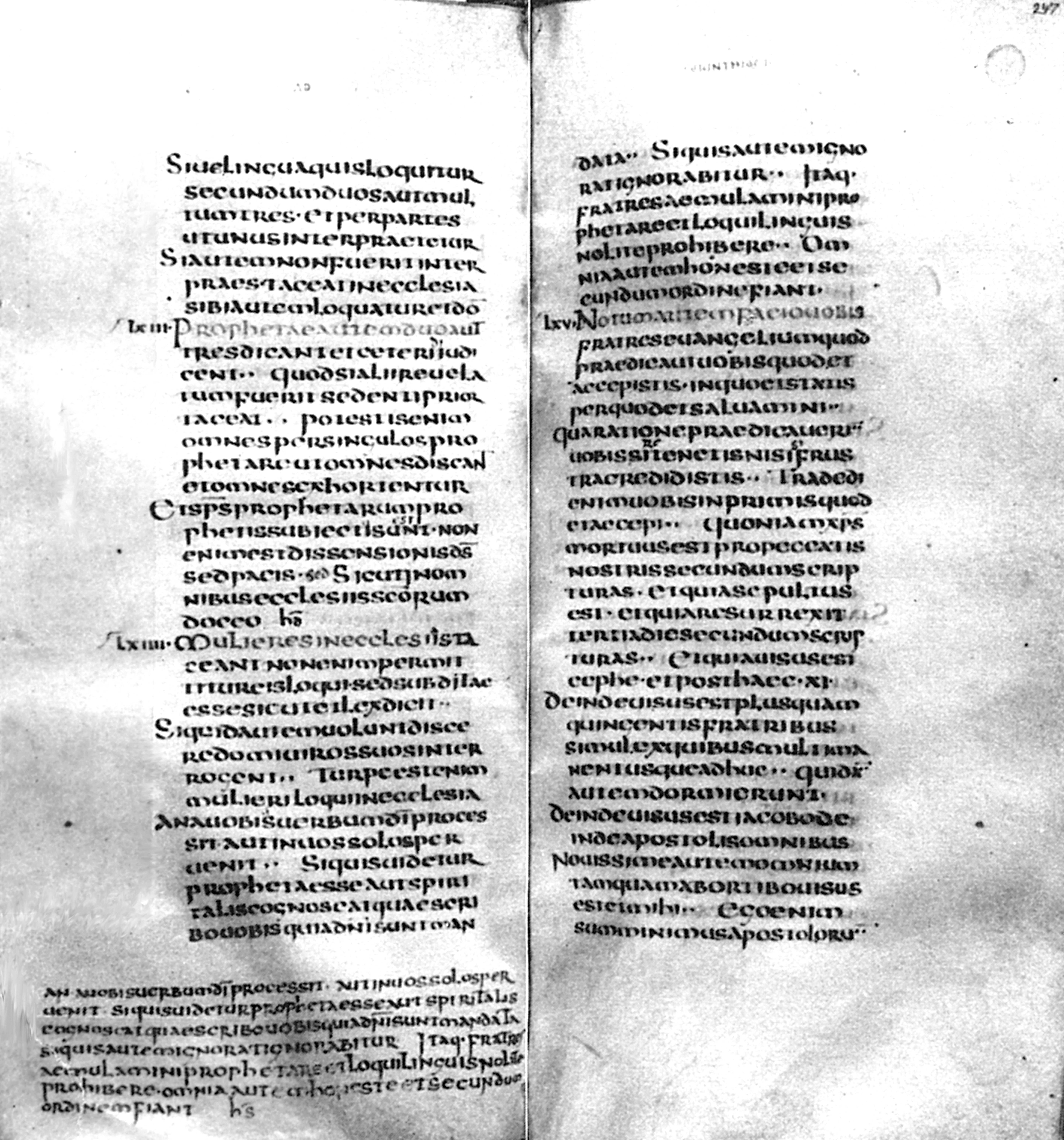 Codex Fuldensis 296 297