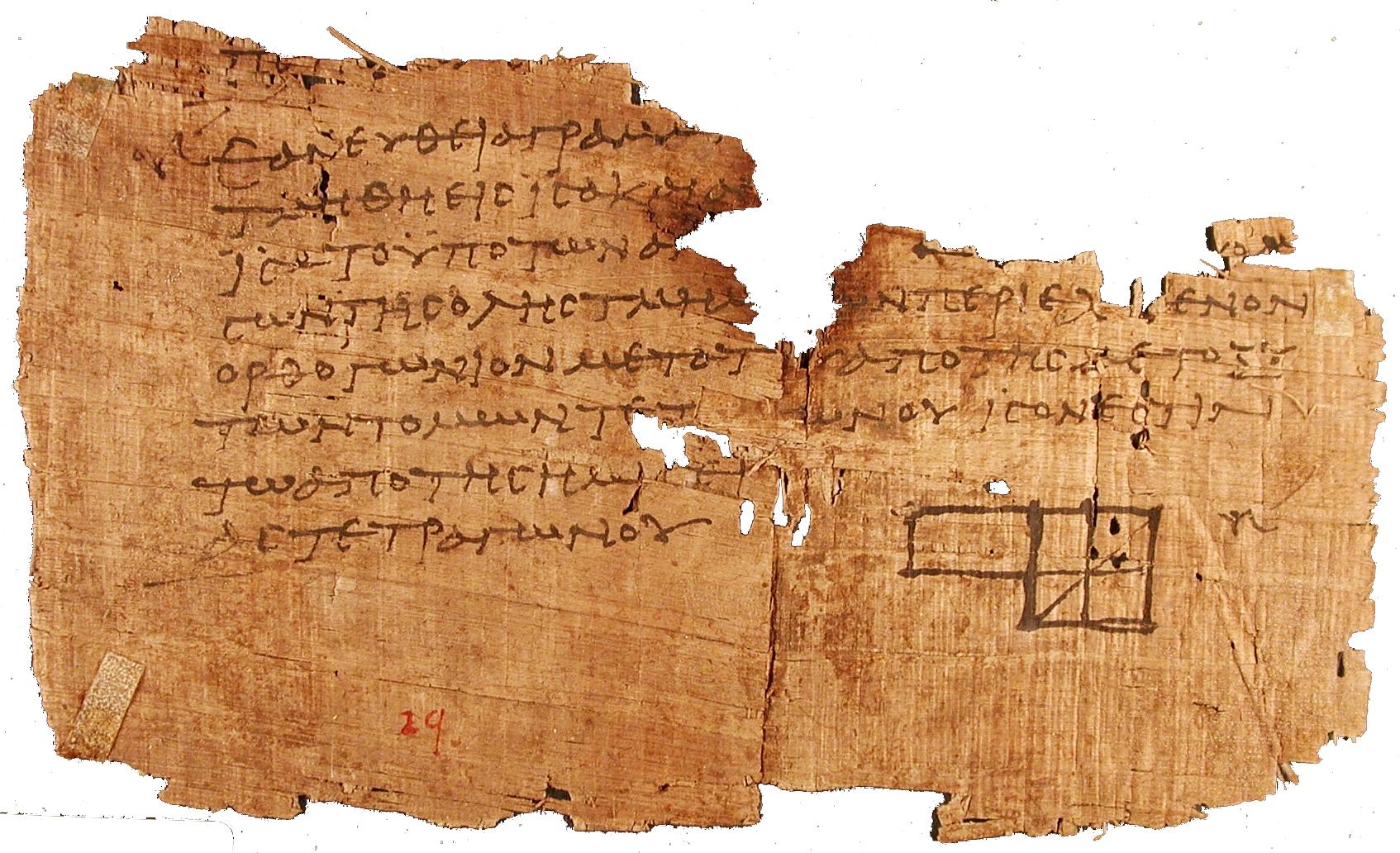 Euclid papyrus