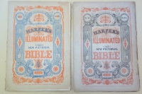 Harpers Illuminated New Pictorial Bible parts upper wrappers