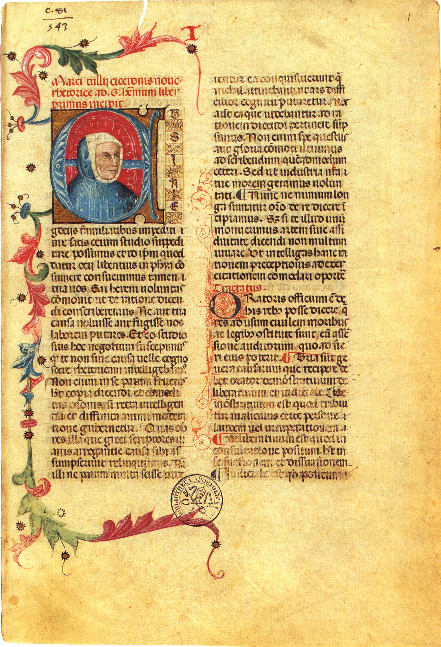Rhetorica ad Herennium, Vaticanus Palatinus lat. 1459