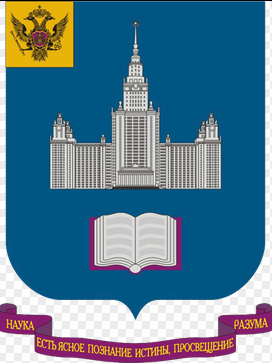 Logo of Moscow State University.