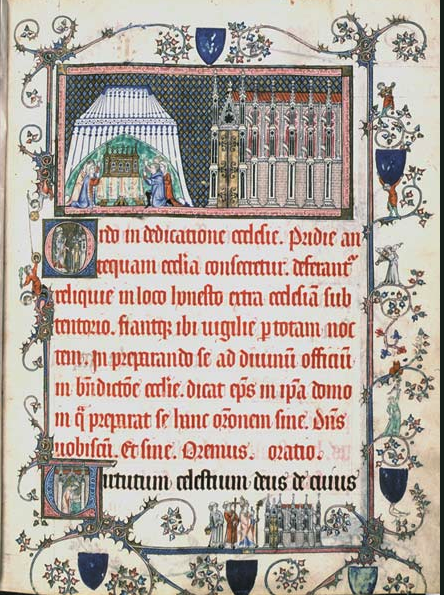 The Metz Pontifical, 1302-1316. Fitzwilliam Museum, Cambridge.