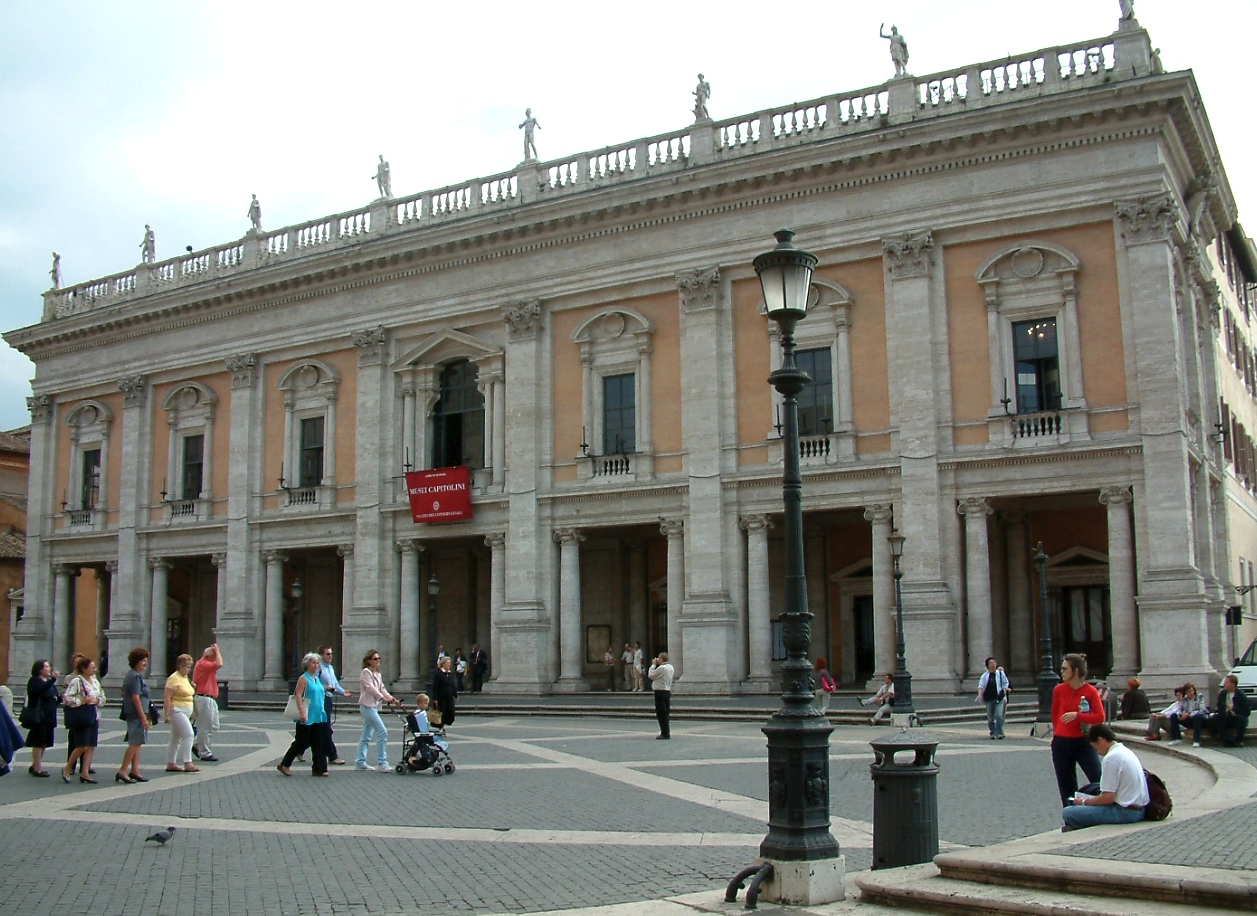 Capitoline Museum, a building designed by Michelangelo.