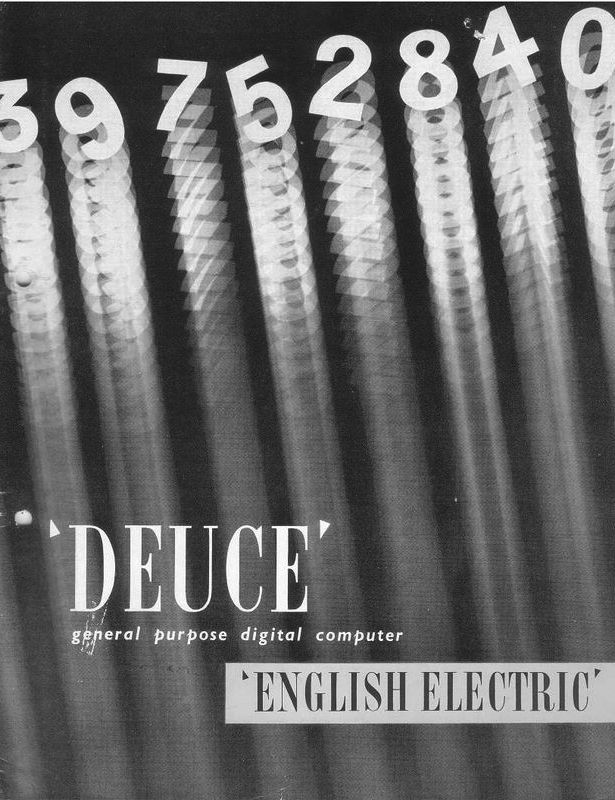 Brochure for the English Electric DEUCE computer.