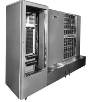 photograph of IBM 737 Magnetic core storage unit