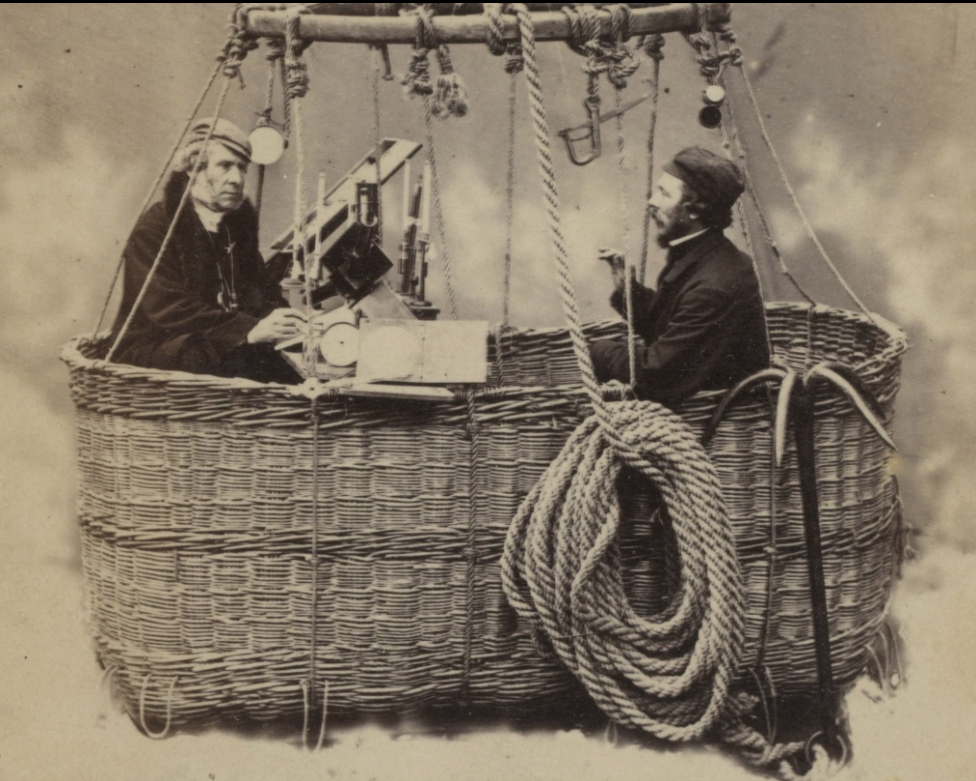  James Glaisher (left) and Henry Tracey Coxwell Ballooning in 1864