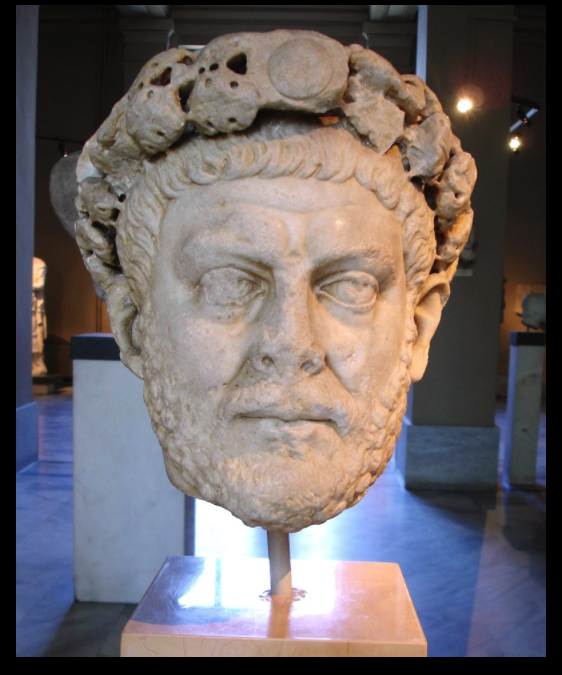 Head of a statue of Diocletian