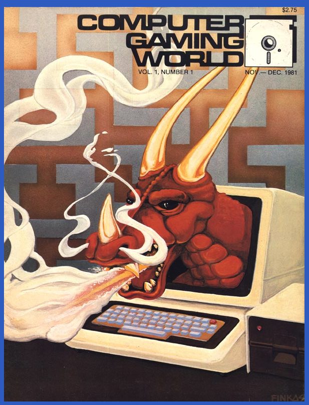 Cover of Volume 1, Number 1 of Computer Gaming World