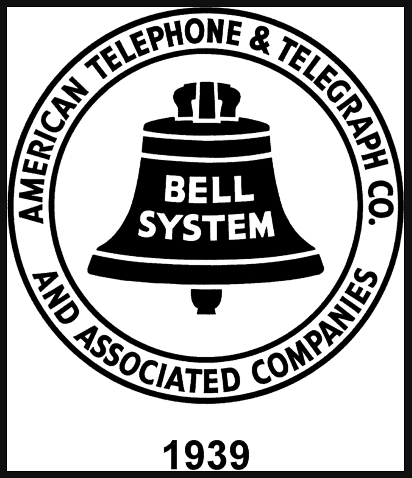Bell System logo used from 1939 to 1964