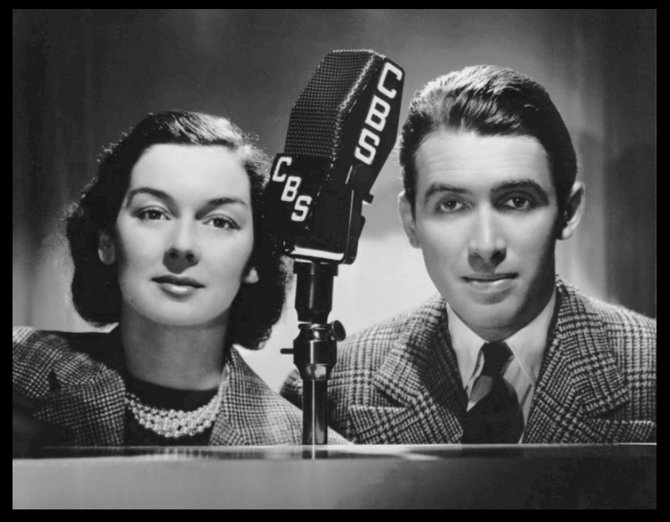  Photo of Rosalind Russell and James Stewart for their performance on CBS Sunday Afternoon Silver Theater.