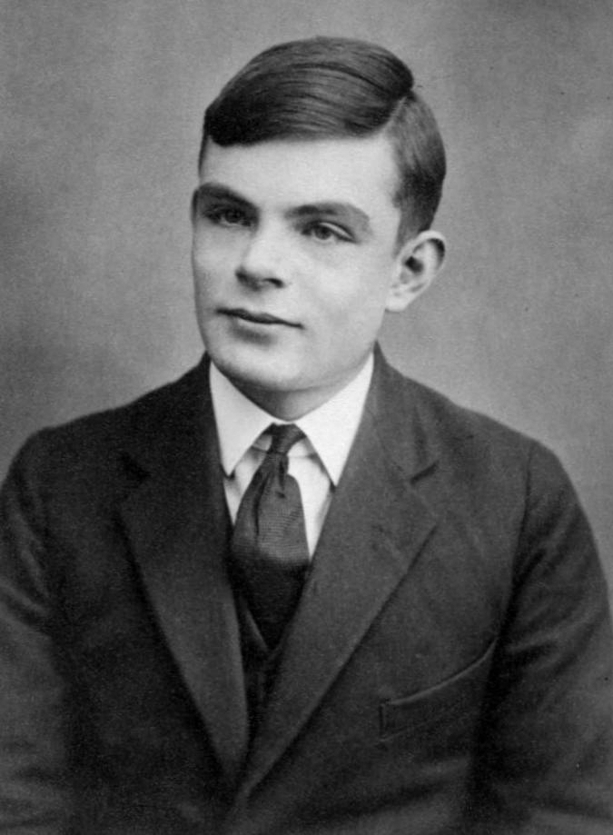 Alan Turing, aged 16. Turing published On Computable Numbers when he was 24 years old.
