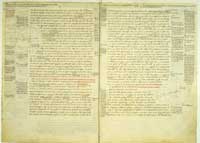 Book X Chapters 6-7 of Gerard de Cremona's thirteenth century translation of Ptolemy's Almagest. (View Larger)