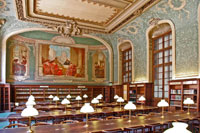A reading room at the Library of the Sorbonne. (View Larger)