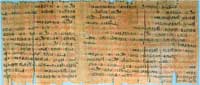 The Chester Beatty Medical Papyrus. (View Larger)