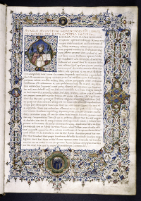 The first edition of St. Augustine's 'De Civitate Dei,' meaning City of God, is the oldest printed work for which the original manuscript remains. (View Larger)
