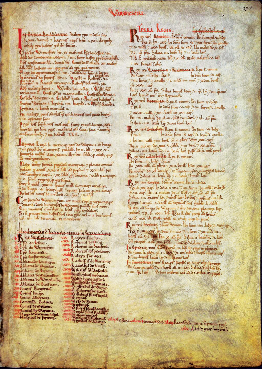 Domesday Book Page