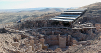The Göbekli Tepe, Turkist for 'Potbelly Hill,' is the oldest discovered structure for religious worship. (View Larger)