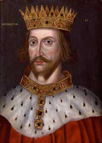 A 16th century portrait of King Henry II of England, by an unknown artist.
