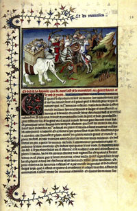 Folio 54r from a facsimile of 'Le divisament dou monde,' preserved at the University of Graz, in Germany. (View Larger)