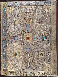 The ornate cover on the Lindau Gospels, located in the Pierpont Morgan Library. (View Larger)