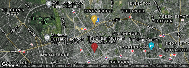 Detail map of London, England, United Kingdom,London, England, United Kingdom