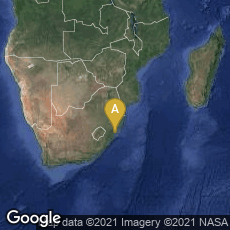 Overview map of Ndondolo, KwaZulu-Natal, South Africa