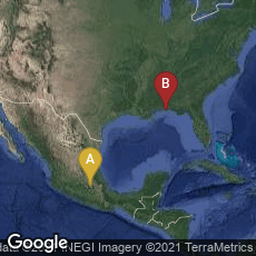 Overview map of Centro, Ciudad de México, Ciudad de México, Mexico,Gulf Breeze, Florida, United States