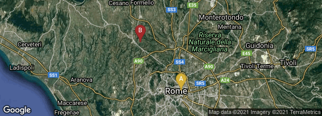 Detail map of Roma, Lazio, Italy,Roma, Lazio, Italy