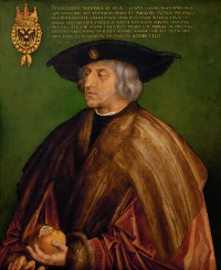 Maximilain I, who greatly extended the House of Habsburg around the turn of the 16th century, decreed in 1509 the confiscation of Jewish books as a method of encouraging Jewish conversion to Christianity; however, he reversed his decision in 1510 and the texts were returned. (View Larger)