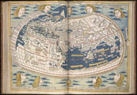 The world-map from the 1482 Ulm edition of Ptolemy's Cosmographia.