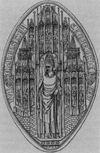 The seal of Richard de Bury. (View Larger)