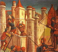 A depiction of the siege of Constantinople, painted in Paris in 1499. (View Larger)