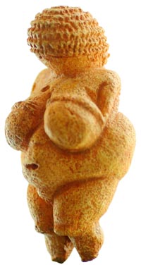 The Venus of Willendorf. (View Larger)