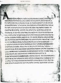 One of the four leaves of the Vergilius Augusteus that resides in the Vatican Library.(View Larger)