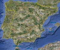 Xativa, Spain, highlighted in blue. (View Larger)