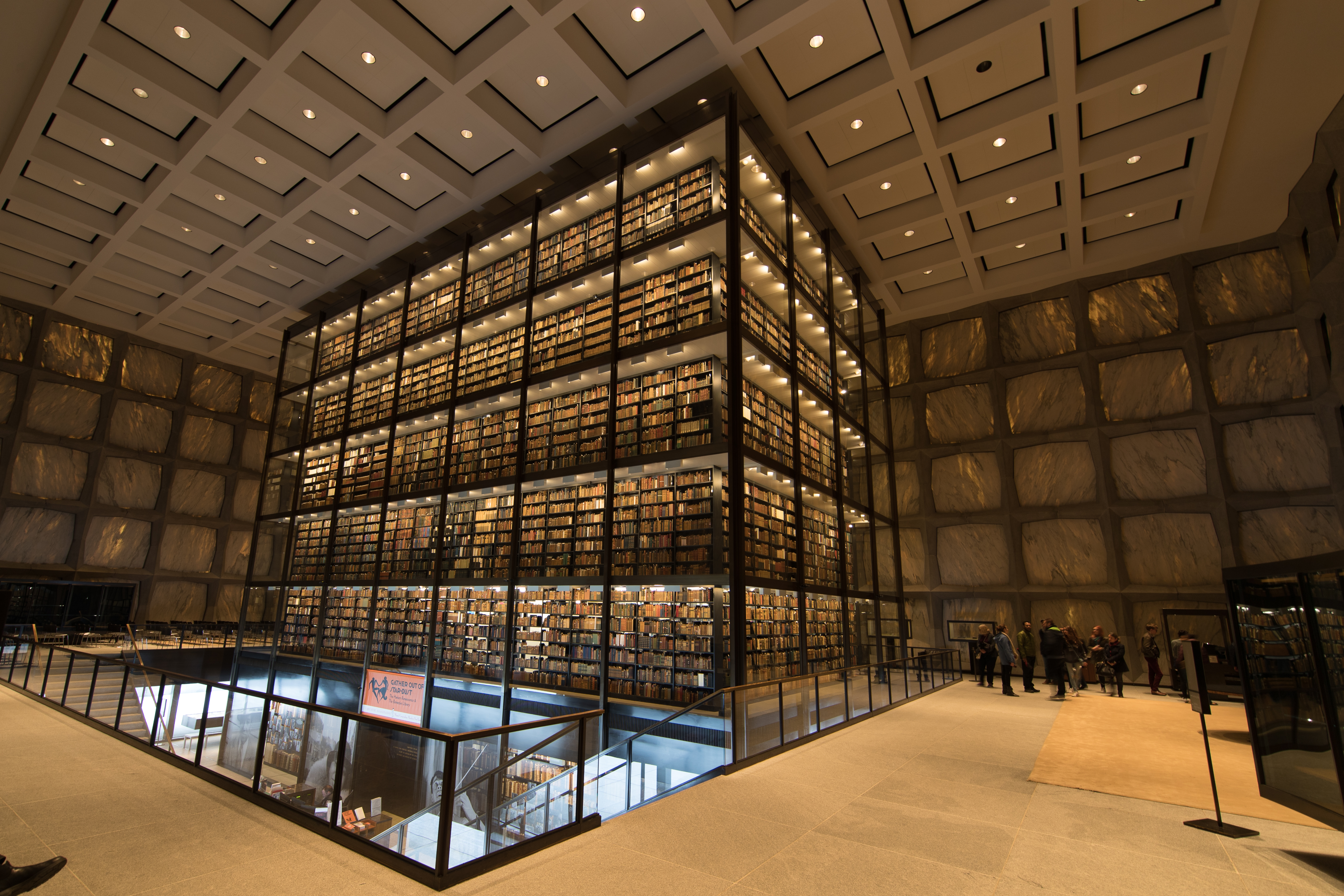 20170420 Beinecke Rare Book Library Interior Yale University New Haven Connecticut