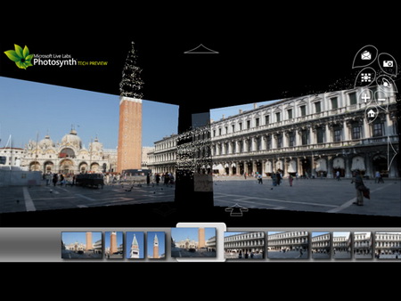 The Photosynth interface