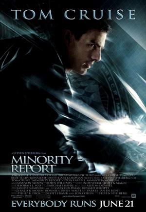 The movie poster for Minority Report