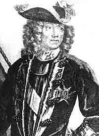 An engraved portrait of Nicolas Chalon du Ble, marquis d