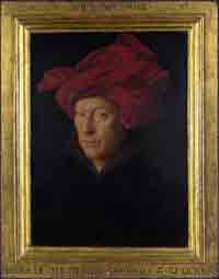 Portrait of a Man in a Turban by Jan van Eyck.