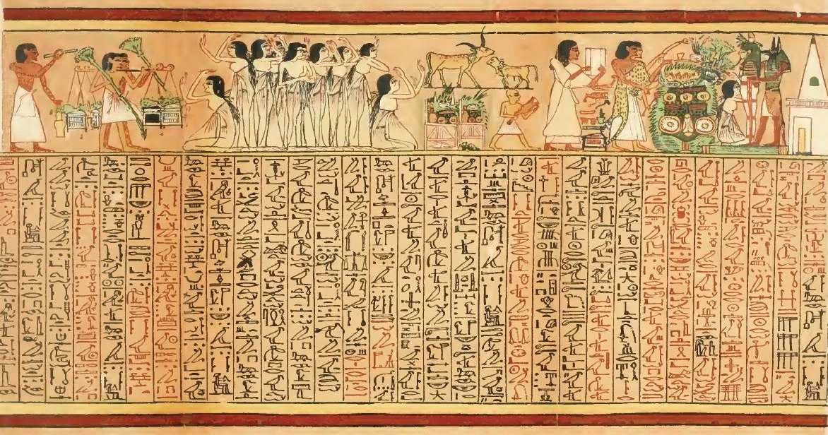 In Ancient Egypt Only The Book Of The Dead Papyri Were Commercially Produced History Of Information
