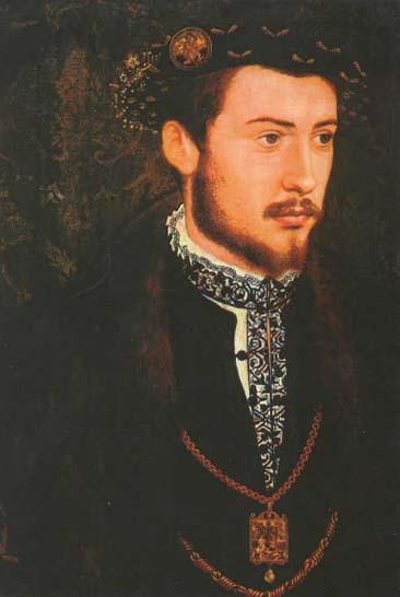 16th century portrait of Albert V, Duke of Bavaria by Hans Mielich.