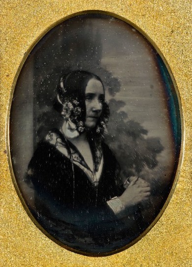 Ada Byron daguerreotype by Antoine Claudet 1843 or 1850