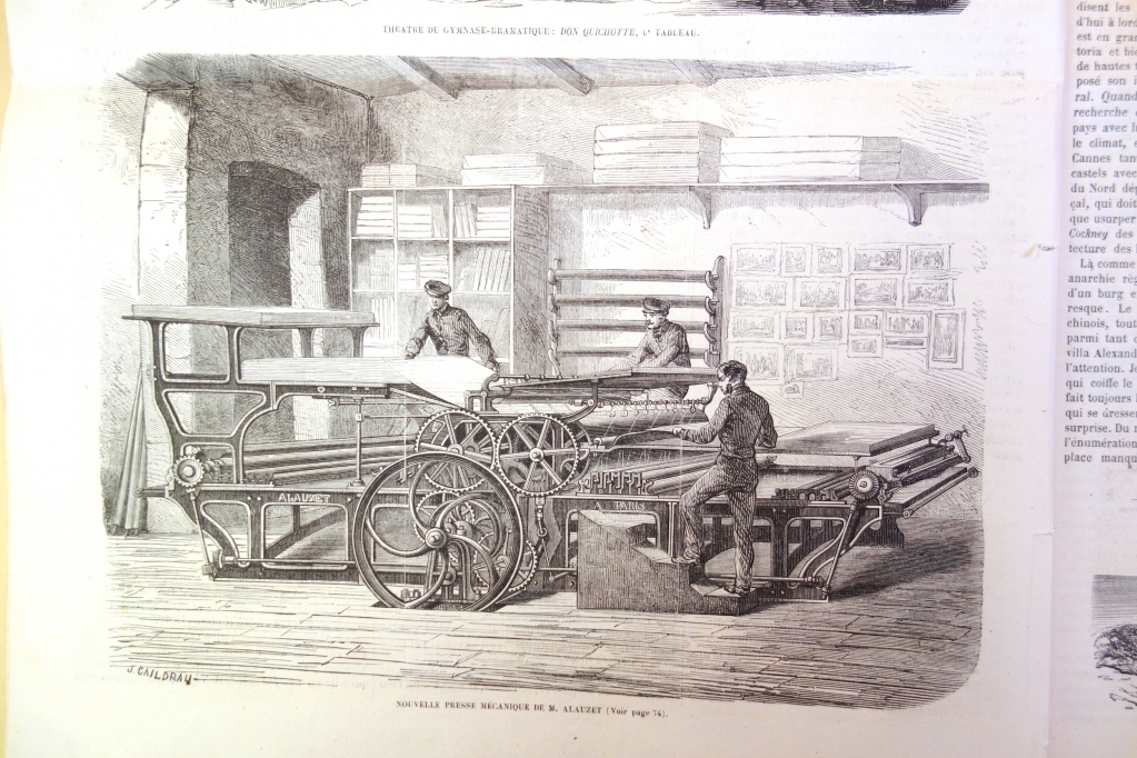 Alauzet machine from l'Illustration 1864