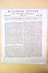 Allgemeine Zeitung 3 July 1824