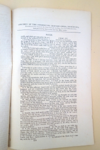 Specimen page in report of American Bible Society