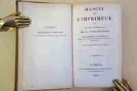 Title page of Audouin de Geronvais Manuel du l'imprimeur