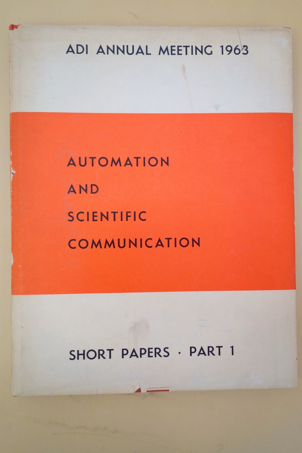 Automation and Scientific Communication dust jacket