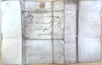 Adress page of the Boulton & Watt contract.